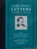 Mark Twain's Letters, Volume 1: 1853-1866