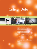 Critical Data A Complete Guide - 2024 Edition