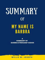 Summary of My Name Is Barbra by Barbra Streisand