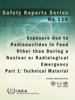 Exposure due to Radionuclides in Food Other than During a Nuclear or Radiological Emergency: Part 1: Technical Material