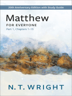 Matthew for Everyone, Part 1: 20th Anniversary Edition with Study Guide, Chapters 1-15