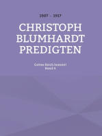 Gottes Reich kommt!: Christoph Blumhardt Predigten