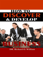 HOW TO DISCOVER & DEVELOP YOUR BUSINESS