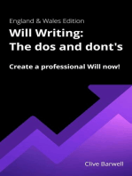 Will Writing: The dos and don'ts