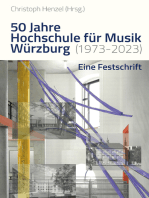 50 Jahre Hochschule für Musik Würzburg (1973–2023): Eine Festschrift. Im Auftrag der Hochschule für Musik Würzburg herausgegeben von Christoph Henzel
