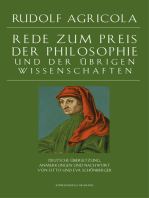 Rede zum Preis der Philosophie und der übrigen Wissenschaften: Deutsche Übersetzung, Anmerkungen und Nachwort von Otto und Eva Schönberger