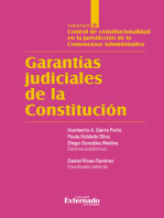 Garantías judiciales de la Constitución Tomo IV: Control de constitucionalidad en la Jurisdicción de lo Contencioso Administrativo