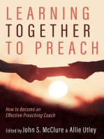 Learning Together to Preach: How to Become an Effective Preaching Coach