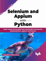 Selenium and Appium with Python: Build robust and scalable test automation frameworks using Selenium, Appium and Python (English Edition)