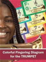 Colorful Fingering Diagram for the Trumpet