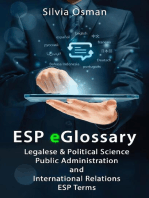 ESP eGlossary: Legalese & Political Science, Public Administration and International Relations, ESP Terms