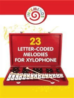 23 Letter-Coded Melodies for Xylophone