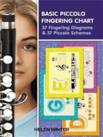 Basic Piccolo Fingering Chart: 37 Fingering Diagrams & 37 Piccolo Schemes