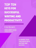 Top Ten Keys for Successful Writing and Productivity