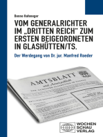 Vom Generalrichter im "Dritten Reich" zum Ersten Beigeordneten in Glashütten/Ts.: Der Werdegang von Dr. jur. Manfred Roeder