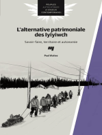 L'alternative patrimoniale des Iyiyiwch: Savoir-faire, territoire et autonomie