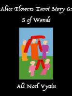 5 of Wands: Alice Flowers Tarot, #6