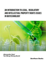 An Introduction to Legal, Regulatory and Intellectual Property Rights Issues in Biotechnology