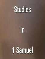 Studies In 1 Samuel