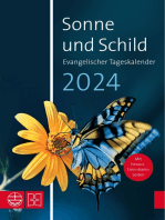 Sonne und Schild 2024. Evangelischer Tageskalender 2024: Christliche Impulse, Bibelauslegungen und Zusatzinformationen zur Geschichte des Christentums in einem Kalender im Buchformat