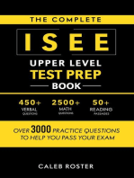 The Complete ISEE Upper Level Test Prep Book