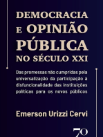 Democracia e opinião pública no século XXI