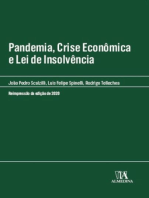 Pandemia, Crise Econômica e Lei de Insolvência 2ª ed: 2ª Edição - Reimpressão da Edição de 2020