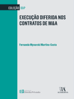 Execução Diferida nos Contratos de M&A