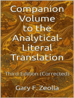 Companion Volume to the Analytical Literal Translation: Third Edition