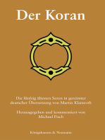 Der Koran: Die fünfzig ältesten Suren in gereimter deutscher Übersetzung von Martin Klamroth