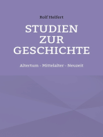 Studien zur Geschichte: Altertum - Mittelalter - Neuzeit