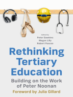 Rethinking Tertiary Education: Building on the work of Peter Noonan