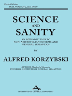 Science and Sanity: An Introduction to Non-Aristotelian Systems and General Semantics Sixth Edition