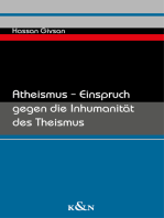 Atheismus – Einspruch gegen die Inhumanität des Theismus