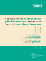 Aplicaciones de biotecnología y bioinformática en diferentes áreas de la producción animal