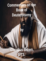 Commentary on the Book of Deuteronomy