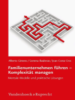 Familienunternehmen führen – Komplexität managen