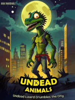 Undead Lizard Crumbles the City: Undead Animals, #4