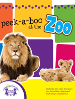 Peek-A-Boo At The Zoo Sound Book
