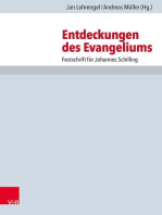 Entdeckungen des Evangeliums: Festschrift für Johannes Schilling
