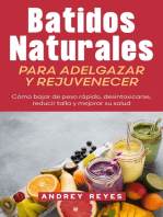 Batidos naturales para adelgazar y rejuvenecer