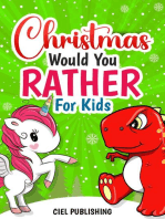 Christmas Would You Rather For Kids: Tree Rex vs Dabbing Unicorn. Christmas Jokes Book For Kids 7+ | Clean Holiday Questions for the Entire Family