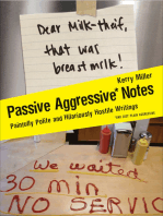 Passive Aggressive Notes