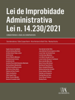 Lei de Improbidade Administrativa: Lei n. 14.230/2021 - Comentários e Análise Comparativa