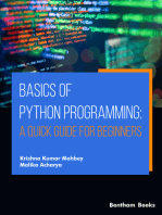 Basics of Python Programming