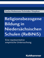 Religionsbezogene Bildung in Niedersächsischen Schulen (ReBiNiS): Eine repräsentative empirische Untersuchung