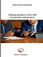Helping Speakers Work With Consecutive Interpreters