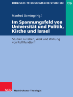 Im Spannungsfeld von Universität und Politik, Kirche und Israel: Studien zu Leben, Werk und Wirkung von Rolf Rendtorff