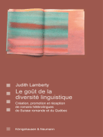 Le goût de la diversité linguistique