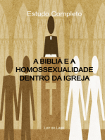 A Biblia E A Homossexualidade Dentro Da Igreja